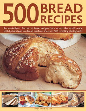 Cover art for 500 Bread Recipes