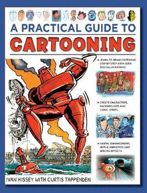 Cover art for Cartooning, A Practical Guide to