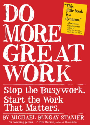 Cover art for Do More Great Work