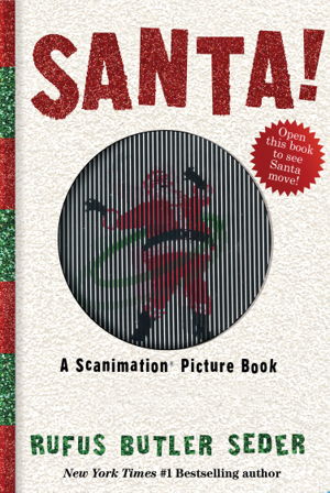 Cover art for Santa! A Scanimation Book