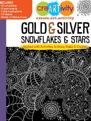 Cover art for Creartivity: Gold & Silver Snowflakes & Stars