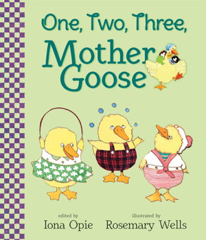 Cover art for One, Two, Three, Mother Goose Board Book
