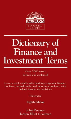 Cover art for Dictionary of Finance and Investment Terms