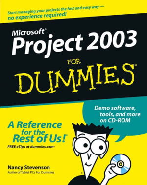 Cover art for Microsoft Project 2003 For Dummies