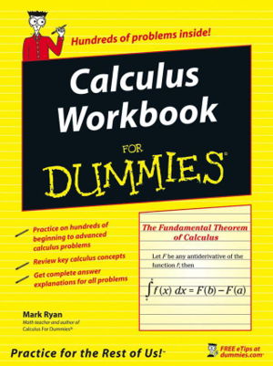 Cover art for Calculus Workbook For Dummies