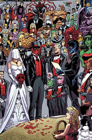 Cover art for Deadpool Volume 5 Wedding of Deadpool Marvel Now