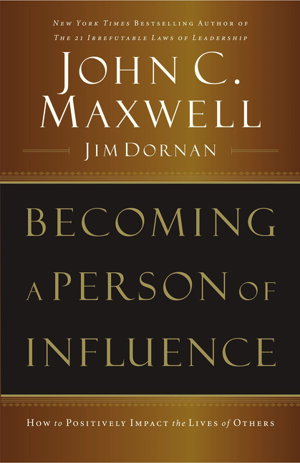 Cover art for Becoming a Person of Influence