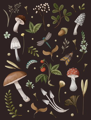 Cover art for Journal (Mushroom Pattern)