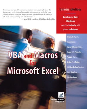 Cover art for VBA and Macros for Microsoft Excel