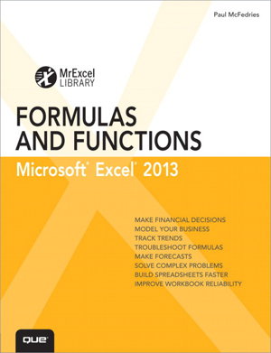 Cover art for Excel 2013 Formulas and Functions