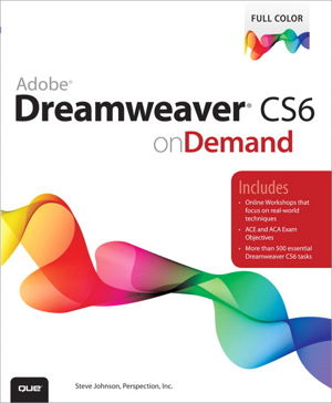 Cover art for Adobe Dreamweaver CS6 on Demand