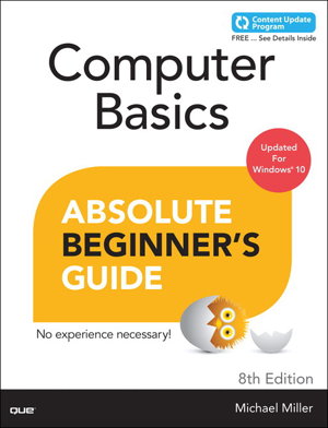 Cover art for Computer Basics Absolute Beginner's Guide, Windows 10 Edition (includes Content Update Program)