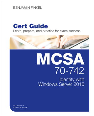 Cover art for MCSA 70-742 Cert Guide