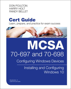 Cover art for MCSA 70-697 and 70-698 Cert Guide