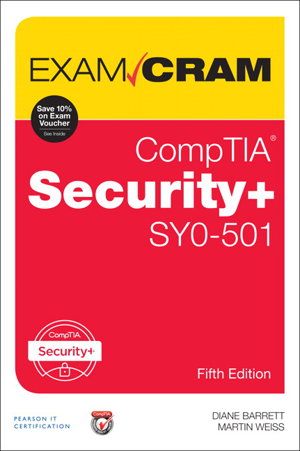 Cover art for CompTIA Security+ SY0-501 Exam Cram