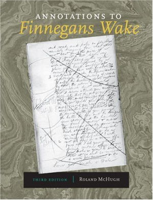 Cover art for Annotations to "Finnegans Wake"