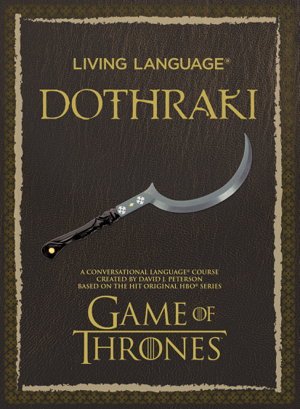 Cover art for Living Language Dothraki