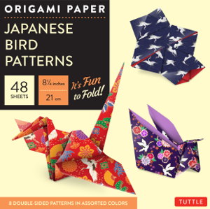 Cover art for Origami Paper Japanese Bird Patterns - 21cm