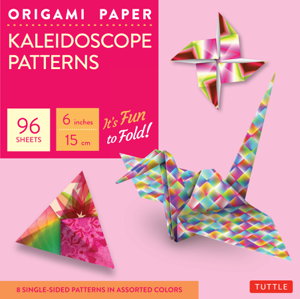 Cover art for Origami Paper - Kaleidoscope Patterns - 6" - 96 Sheets