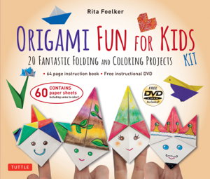 Cover art for Origami Fun For Kids 20 Fantastic Folding and Colouring Projects