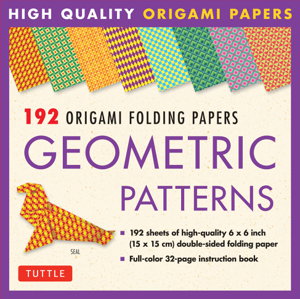 Cover art for 192 Origami Folding Papers in Geometric Patterns