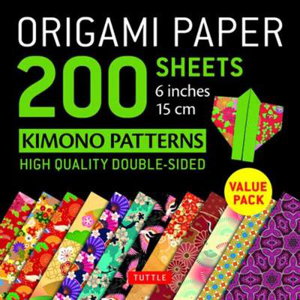 Cover art for Origami Paper 200 sheets Kimono Patterns