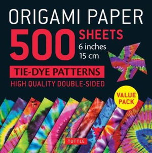 Cover art for Origami Paper 500 sheets Tie-Dye Patterns 6" (15 cm)
