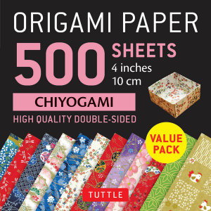 Cover art for Origami Paper 500 sheets Chiyogami Patterns 4" (10 cm)