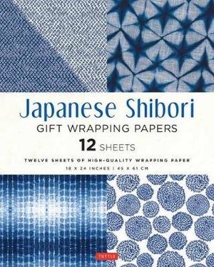 Cover art for Japanese Shibori Gift Wrapping Papers 12 Sheets