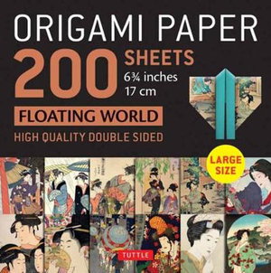 Cover art for Origami Paper 200 sheets Floating World 6 3/4" (17 cm)