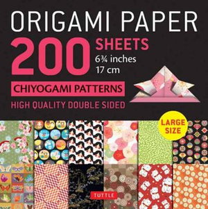 Cover art for Origami Paper 200 sheets Chiyogami Patterns 6 3/4" (17cm)