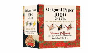 Cover art for Origami Paper 1,000 sheets Kimono Patterns 4" (10 cm)