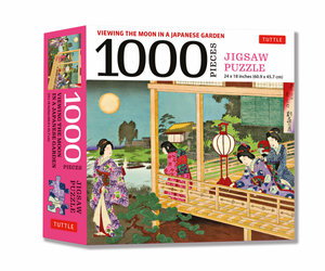 Cover art for Viewing the Moon Japanese Garden- 1000 Piece Jigsaw Puzzle