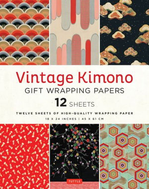 Cover art for Vintage Kimono Gift Wrapping Papers - 12 sheets