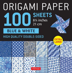 Cover art for Origami Paper 100 sheets Blue & White 8 1/4" (21 cm)