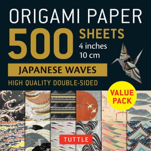 Cover art for Origami Paper 500 sheets Japanese Waves Patterns 4" (10 cm)