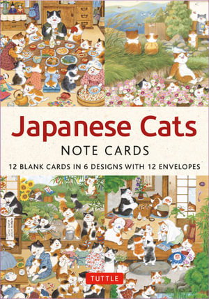 Cover art for Japanese Cats - 12 Blank Note Cards