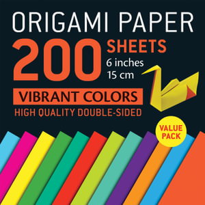Cover art for Origami Paper 200 sheets Vibrant Colors 6" (15 cm)
