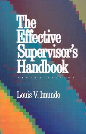 Cover art for Effective Supervisor's Handbook
