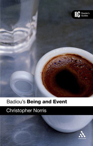 Cover art for Badiou's Being and Event A Reader's Guide