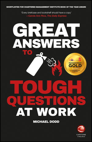 Cover art for Great Answers to Tough Questions at Work