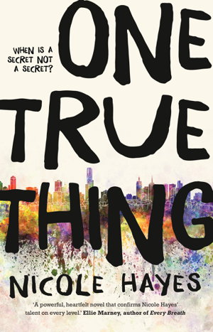 Cover art for One True Thing