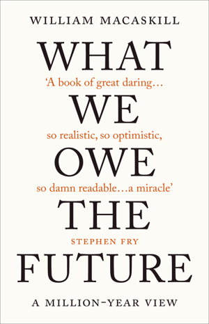 Cover art for What We Owe the Future