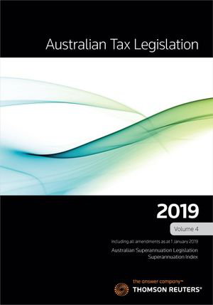 Cover art for Australian Tax Legislation 2019 Volume 4