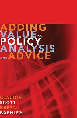 Cover art for Adding Value to Policy Analysis and Advice