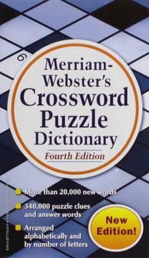 Cover art for Merriam Webster's Crossword Puzzle Dictionary