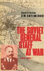 Cover art for The Soviet General Staff at War