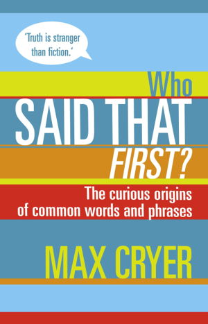 Cover art for Who Said That First?