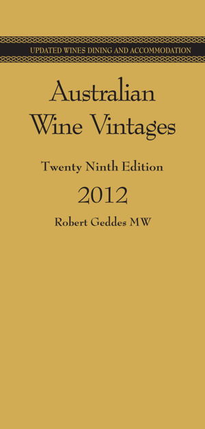 Cover art for Australian Wine Vintages 2012