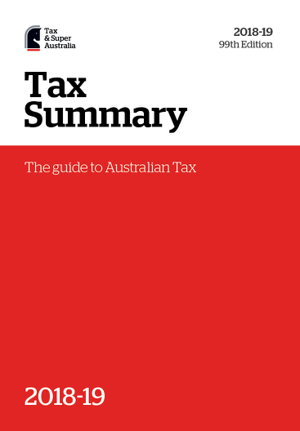 Cover art for Tax Summary 2018-19